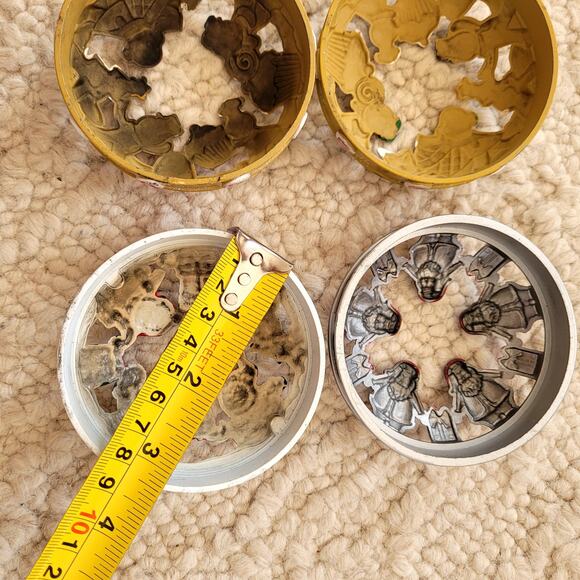 Yankee Metal Candle Toppers Christmas set of 4 - Picture 4 of 8